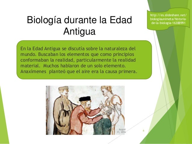Historia de la biología.