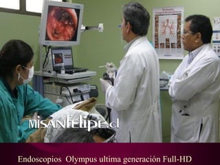 Endoscopios Olympus ultima generación Full-HD

 