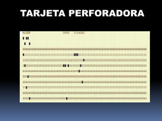 TARJETA PERFORADORA
 