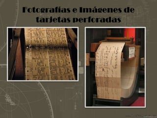 Fotografías e Imágenes de tarjetas perforadas
