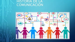 HISTORIA DE LA
COMUNICACIÓN
 