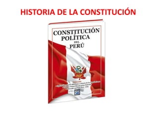 HISTORIA DE LA CONSTITUCIÓN
 