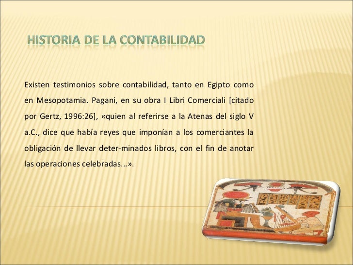 Historia de la contabilidad