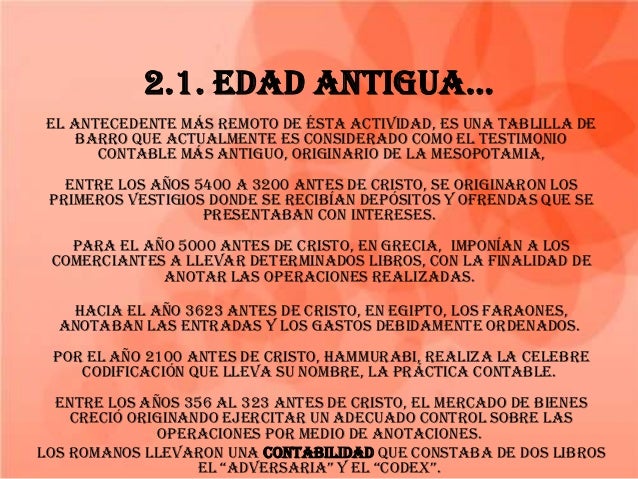 Historia de la contabilidad
