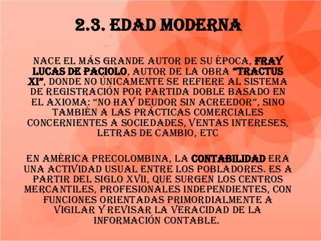 Historia de la contabilidad