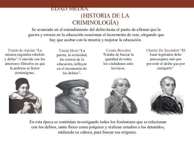 Historia de la criminología