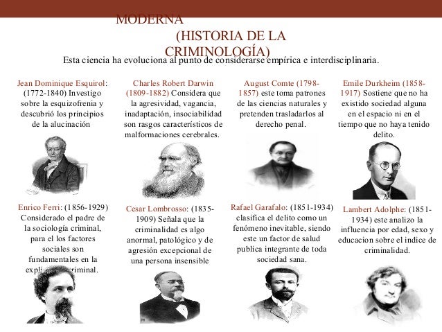 Historia de la criminología