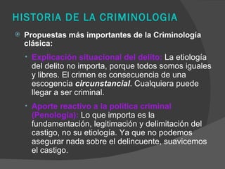 Historia de la criminologia