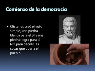 Historia de la democracia en atenas | PPTX