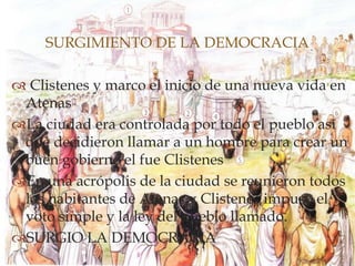 Historia de la democracia en atenas | PPTX