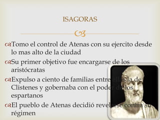 Historia de la democracia en atenas | PPTX