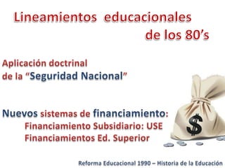 Historia de la educacion   Reforma 1990 Chile
