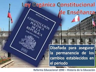 Historia de la educacion   Reforma 1990 Chile