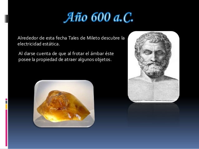 Historia de la electricidad