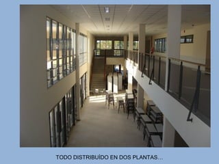 TODO DISTRIBUÌDO EN DOS PLANTAS…
 