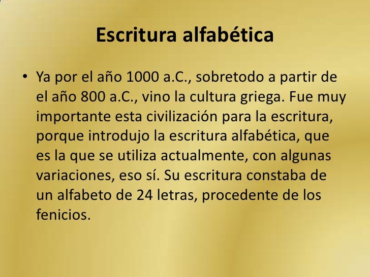 Historia de la escritura