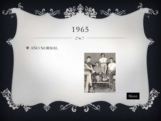 1965
 AÑO NORMAL

Menú

 