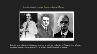 HISTORIA DE LA HEMODIALISIS DESDE SUS COMIENZOS Y COMO A AVANZADO ...