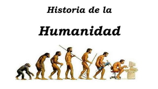 Historia de la
Humanidad
 