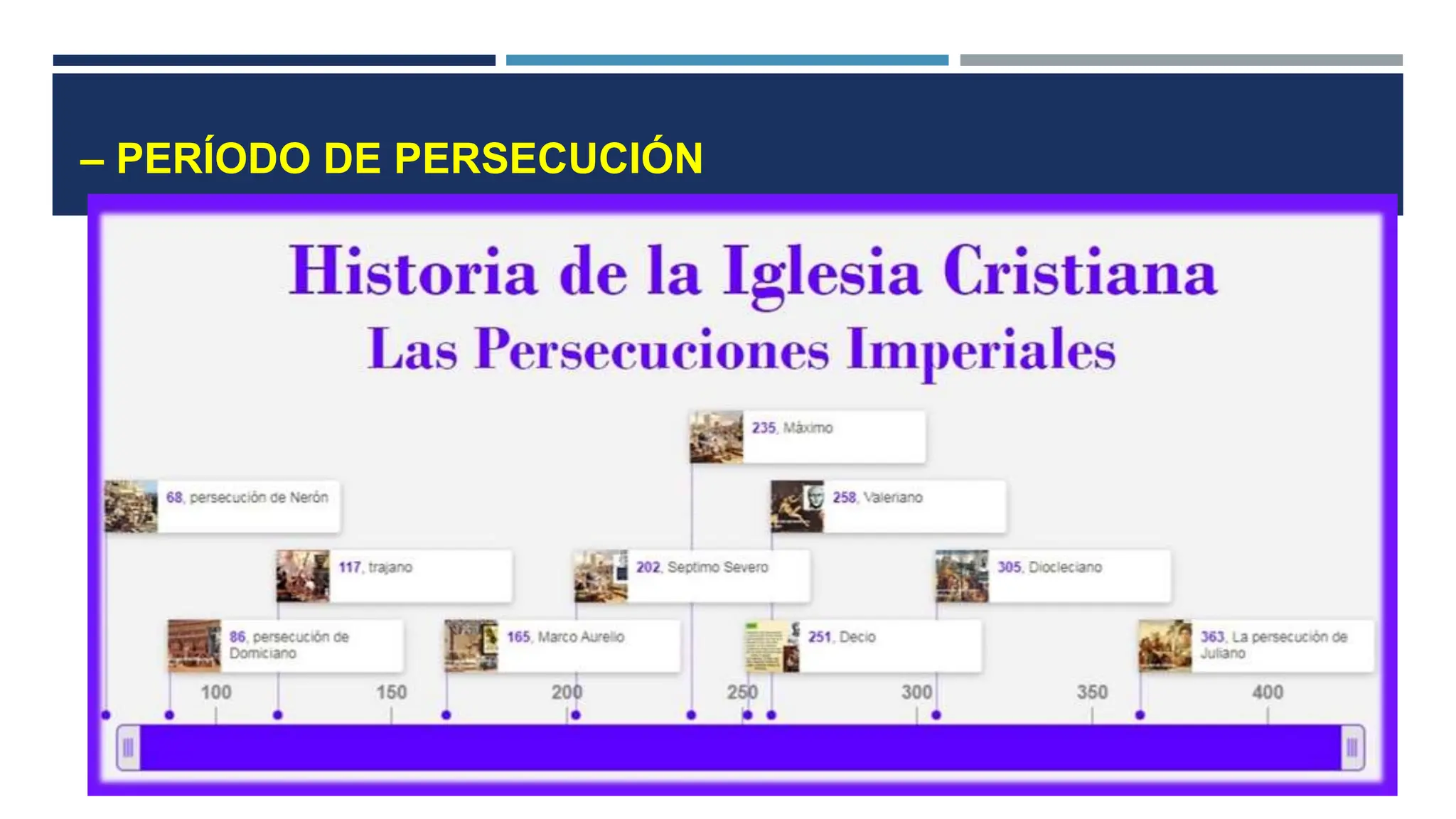 Historia de la iglesia cristiana y sus 6 PERIODOS.pptx