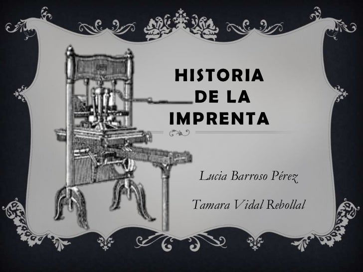 Historia de la imprenta