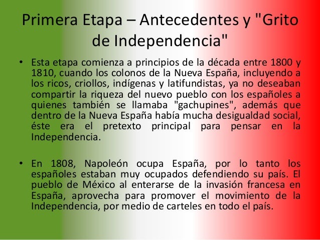 Historia de la independencia de méxico