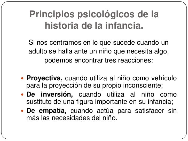 Historia de la infancia