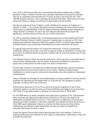 Historia De La Informatica