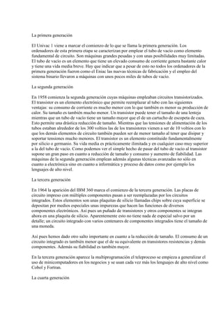 Historia De La Informatica