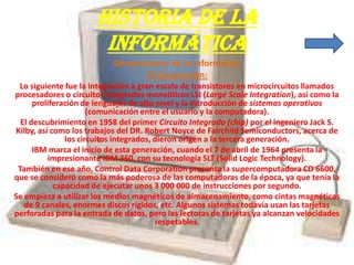 Historia de la informatica | PPTX