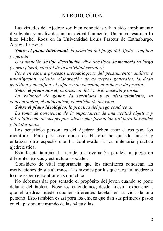 Historia del ajedrez