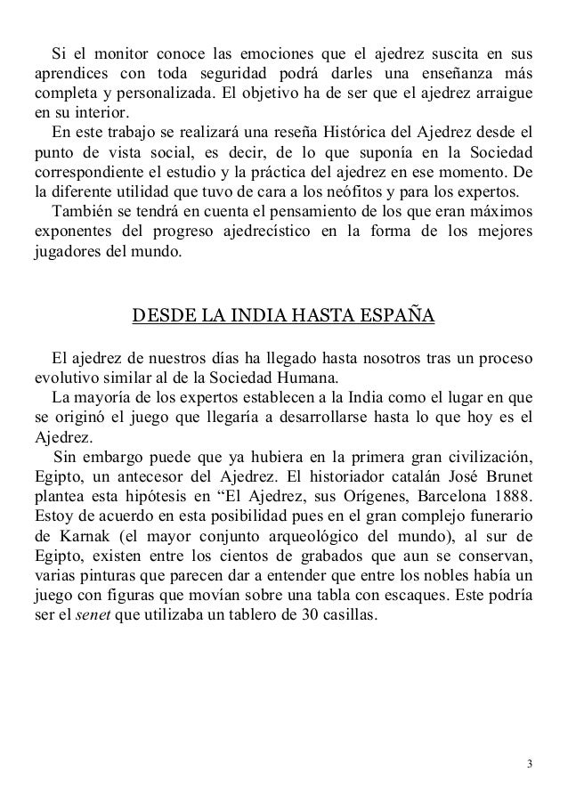 Historia del ajedrez