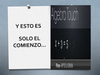 Historia del algebra