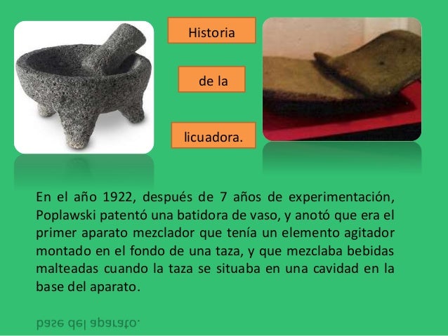 Historia de la licuadora para terceros