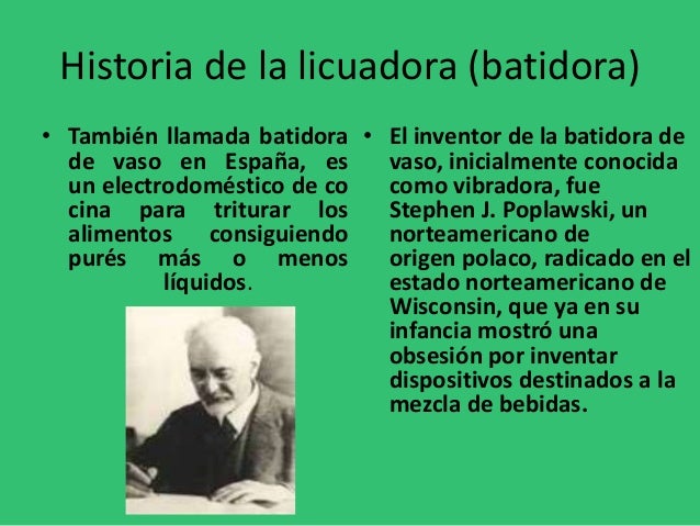 Historia de la licuadora para terceros