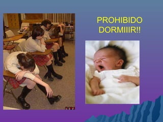 PROHIBIDO
DORMIIIR!!
 