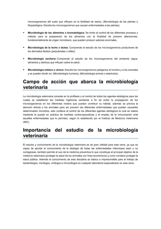 Historia de la microbiología veterinaria | PDF