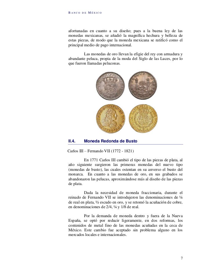 Historia de la moneda mexicana Historia de la moneda mexicana