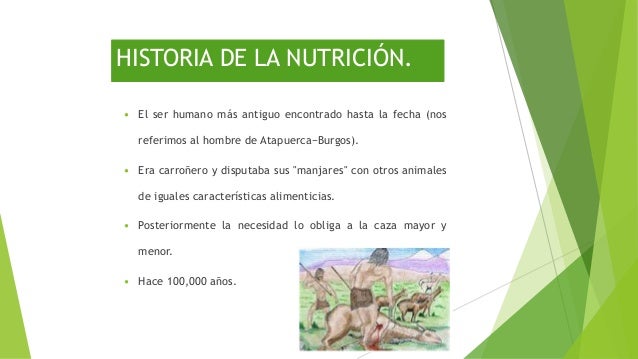Historia de la nutrición.