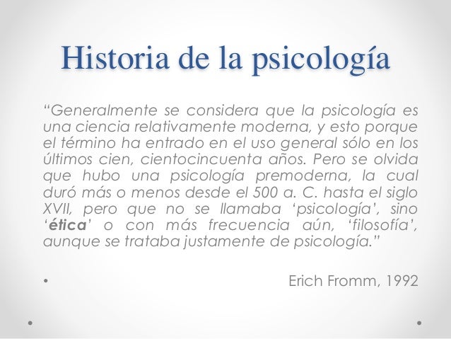 historia de la pscologia historia de la pscologia
