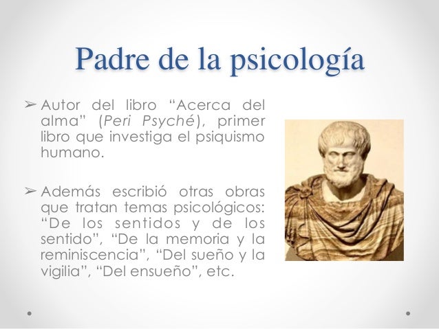Historia de la psicología Tema 1