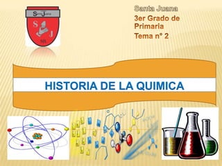 HISTORIA DE LA QUIMICA
 