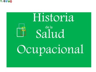 Historia
Historiade la
Salud
Ocupacional
 