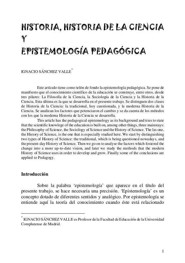 Historia De Las Ciencias - 