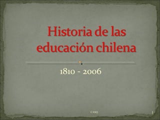 1810 - 2006 CASQ. 