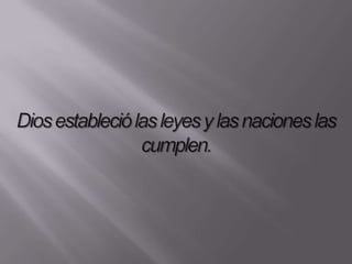 Historia de las leyes