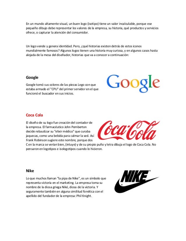 Historia de las grandes marcas Historia de las grandes marcas