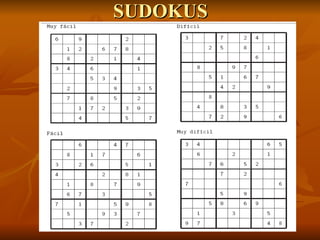 SUDOKUS 