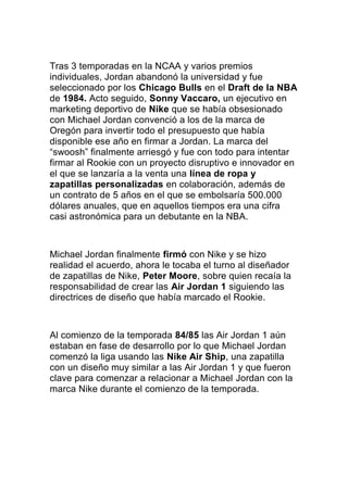 nike air jordan 1 historia