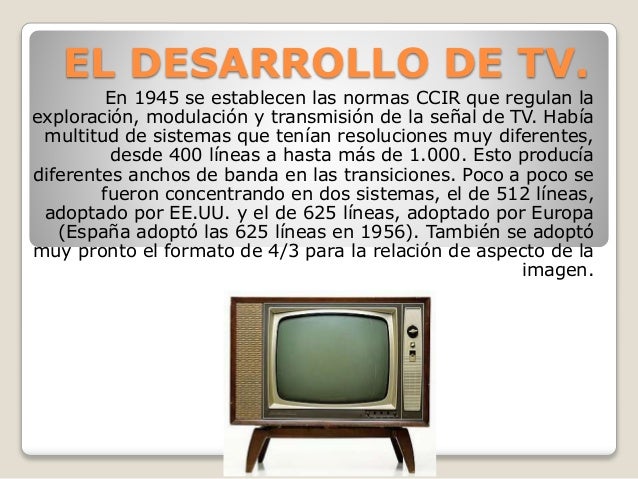 Historia de la television